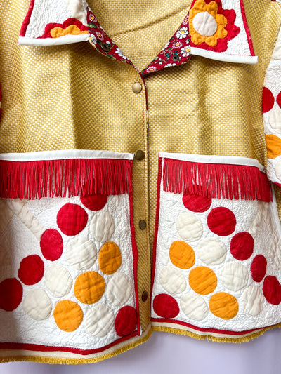 Quilted Cowboy Style Jacket