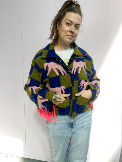 Pink Pony Chore Jacket -L/XL