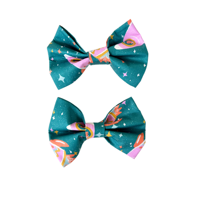 Space Cowboys Dog Bow Tie