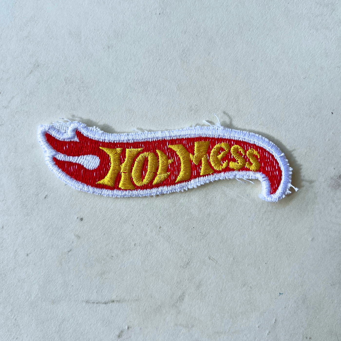 Hot Mess Embroidered Iron-on Patch