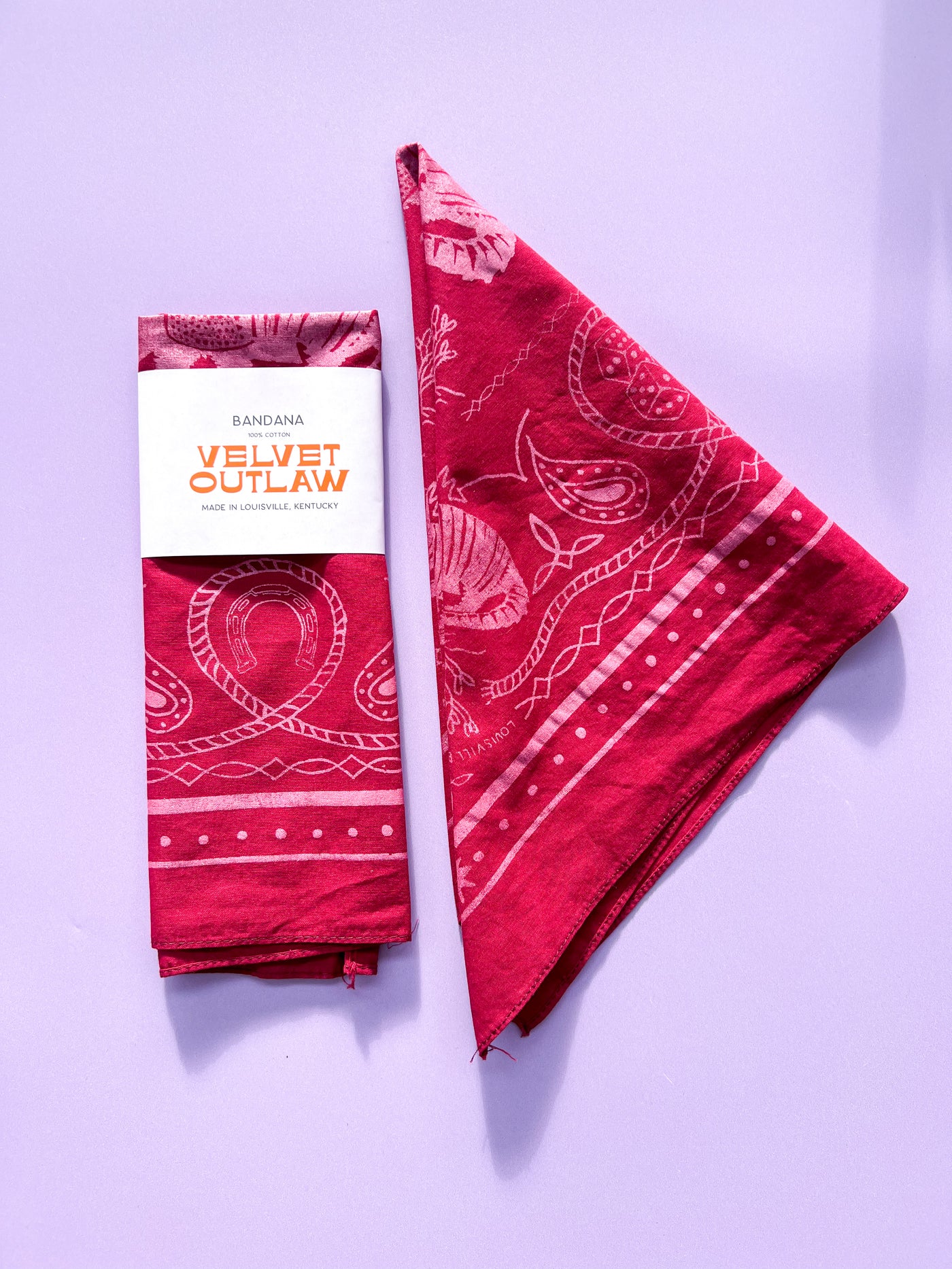 Armadillo Cotton Bandana - Multiple Colors