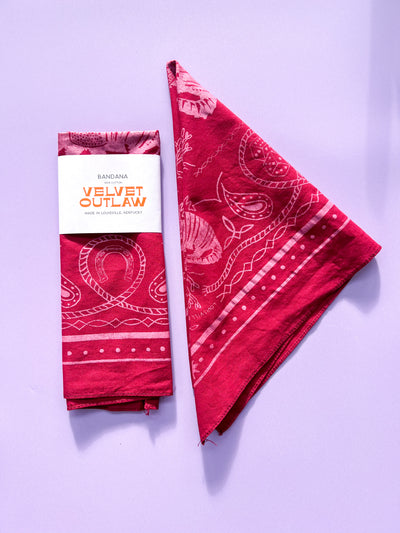 Armadillo Cotton Bandana - Multiple Colors