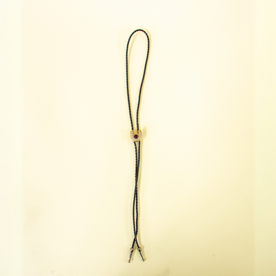 Horseshoe with Gem Bolo Tie