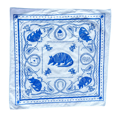 Armadillo Cotton Bandana - Multiple Colors