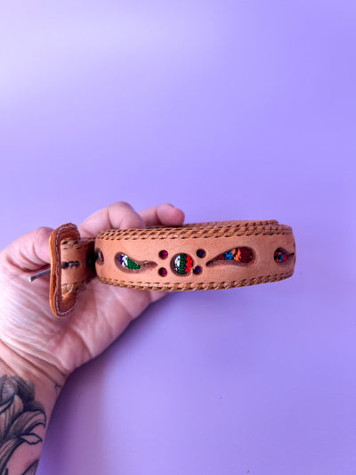 Southwestern Style Light Brown Belt