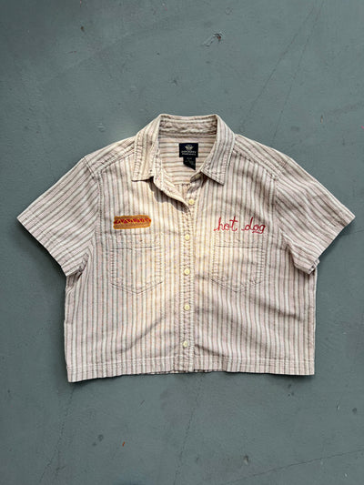 Hot Dog Chain Stitch Shirt L