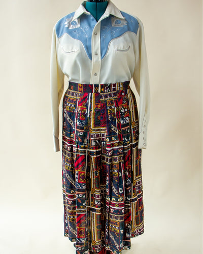 Vintage Pleated Skirt with Pockets!