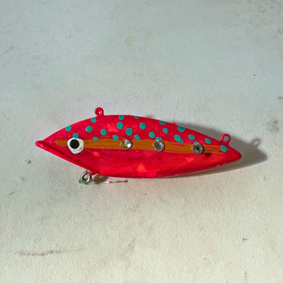 Rhinestone Fish Lure Pin