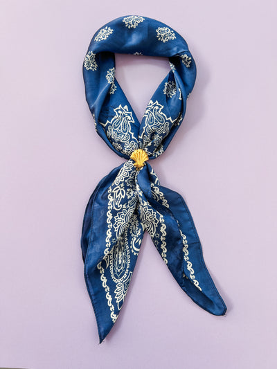 Gold Shell Bandana Slide