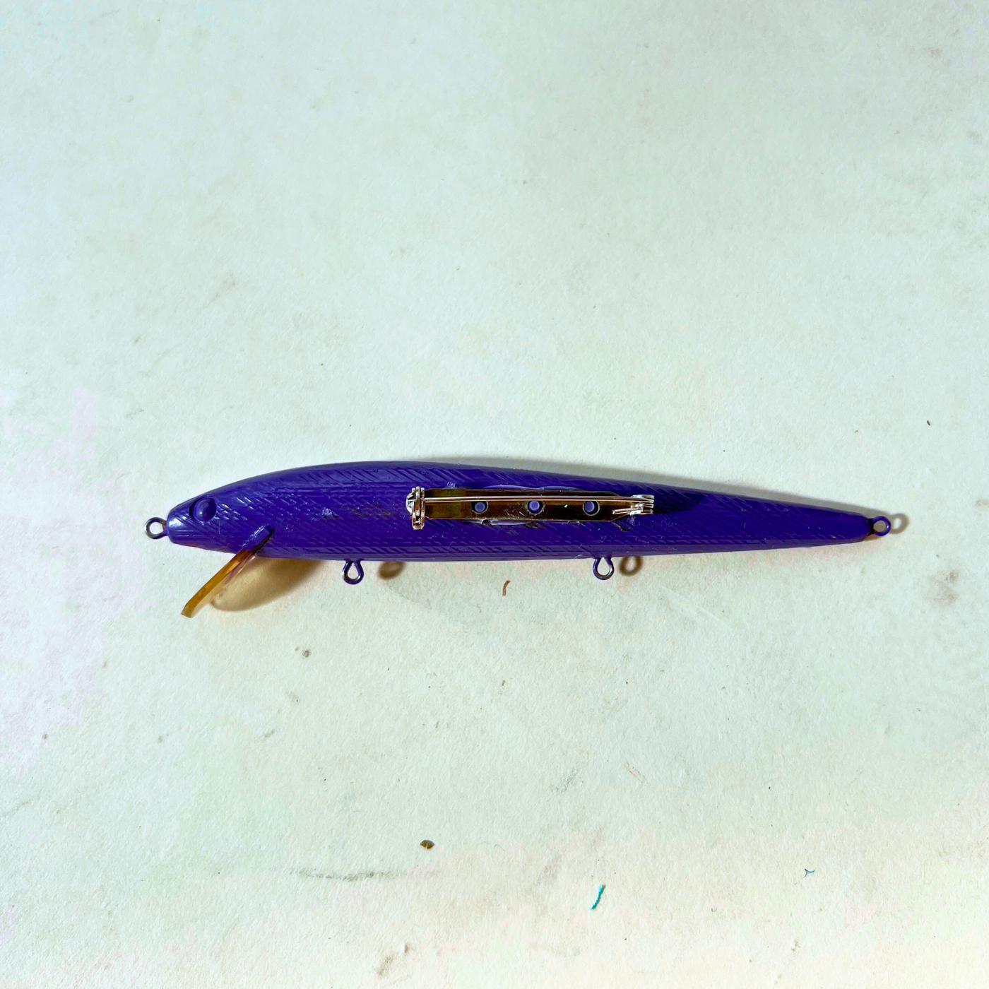 Rhinestone Fish Lure Pin