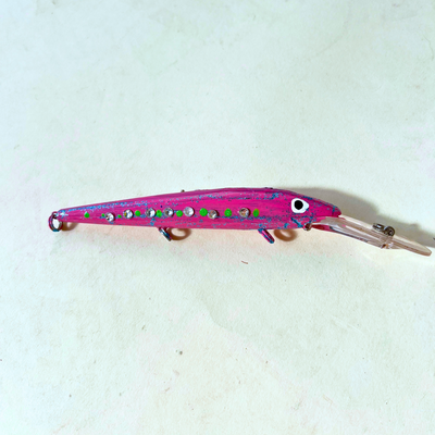 Rhinestone Fish Lure Pin