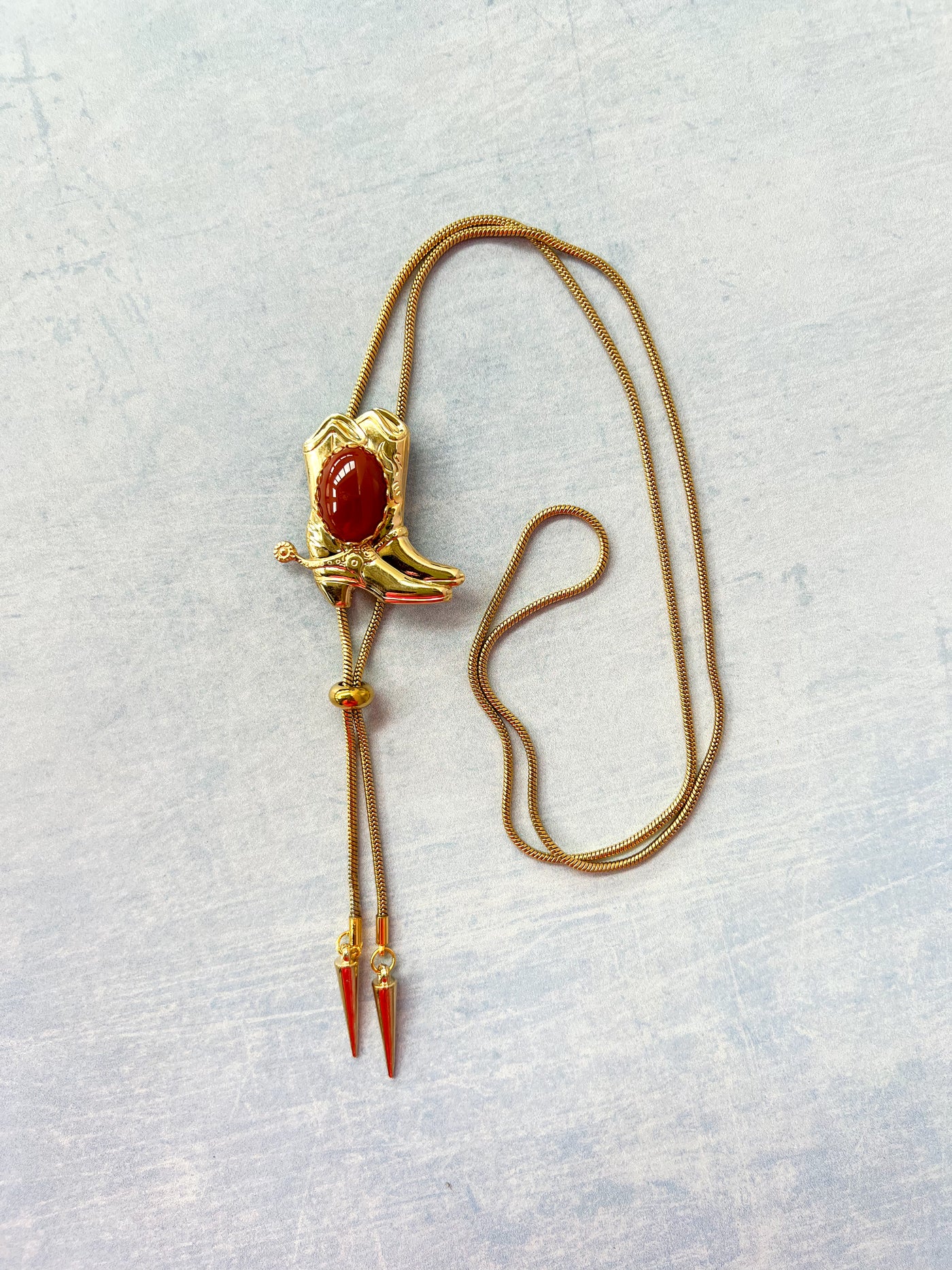 Cowboy Boot Western Bolo Tie