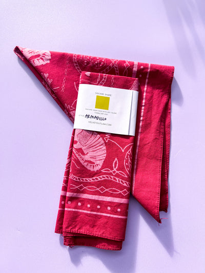Armadillo Cotton Bandana - Multiple Colors