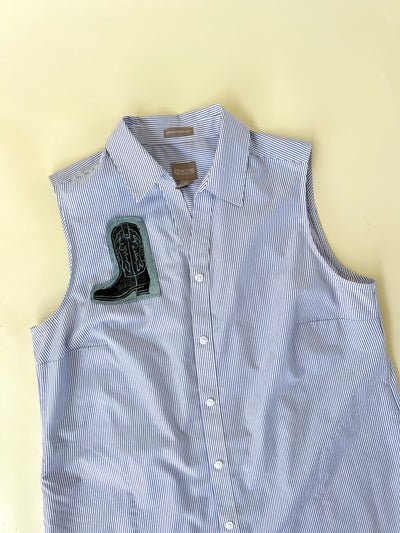 Cowgirl Boot Sleeveless Top