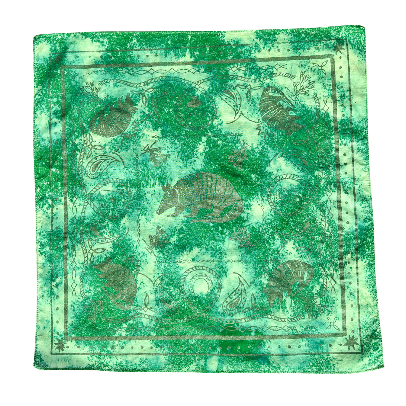 Armadillo Cotton Bandana - Multiple Colors
