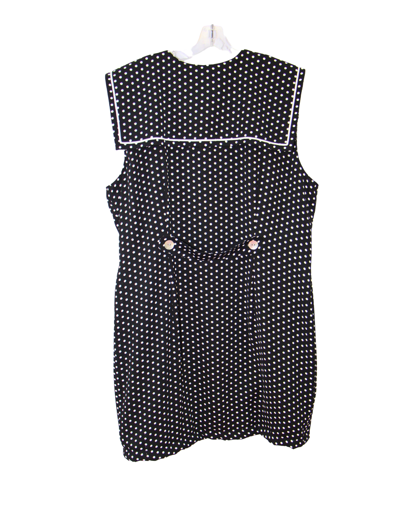 Black Polka-Dot Dress L