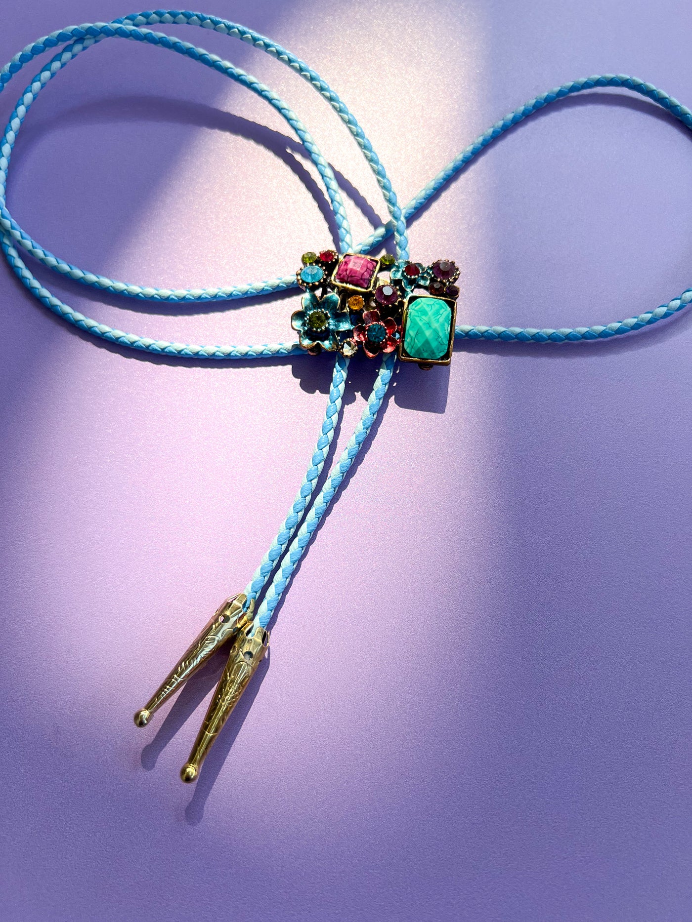 Brooch Repurposed Bolo Tie