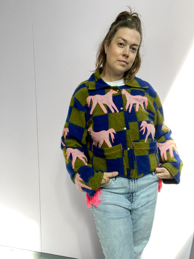 Pink Pony Chore Jacket -L/XL