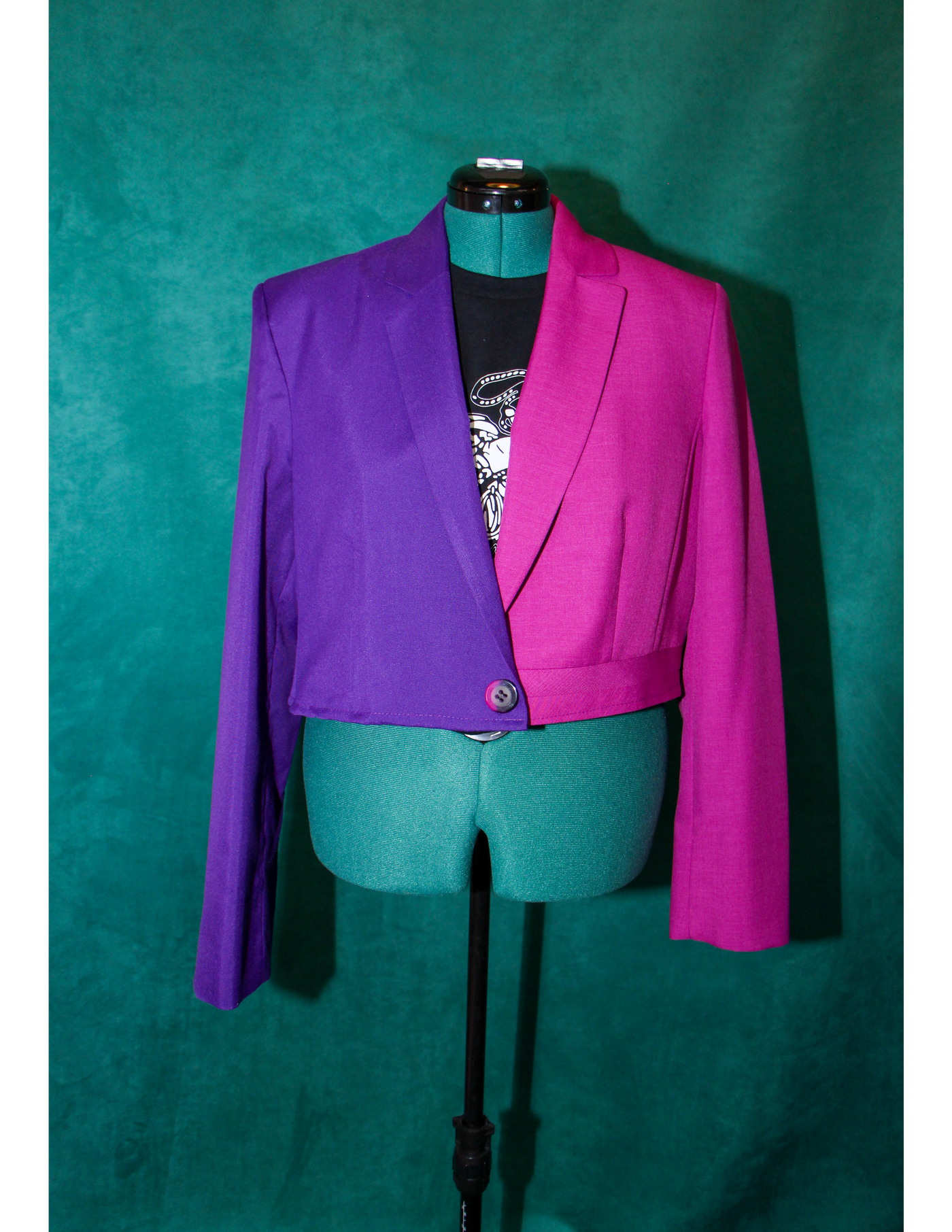 Two Tone Pink and Purple Blazer - Size L