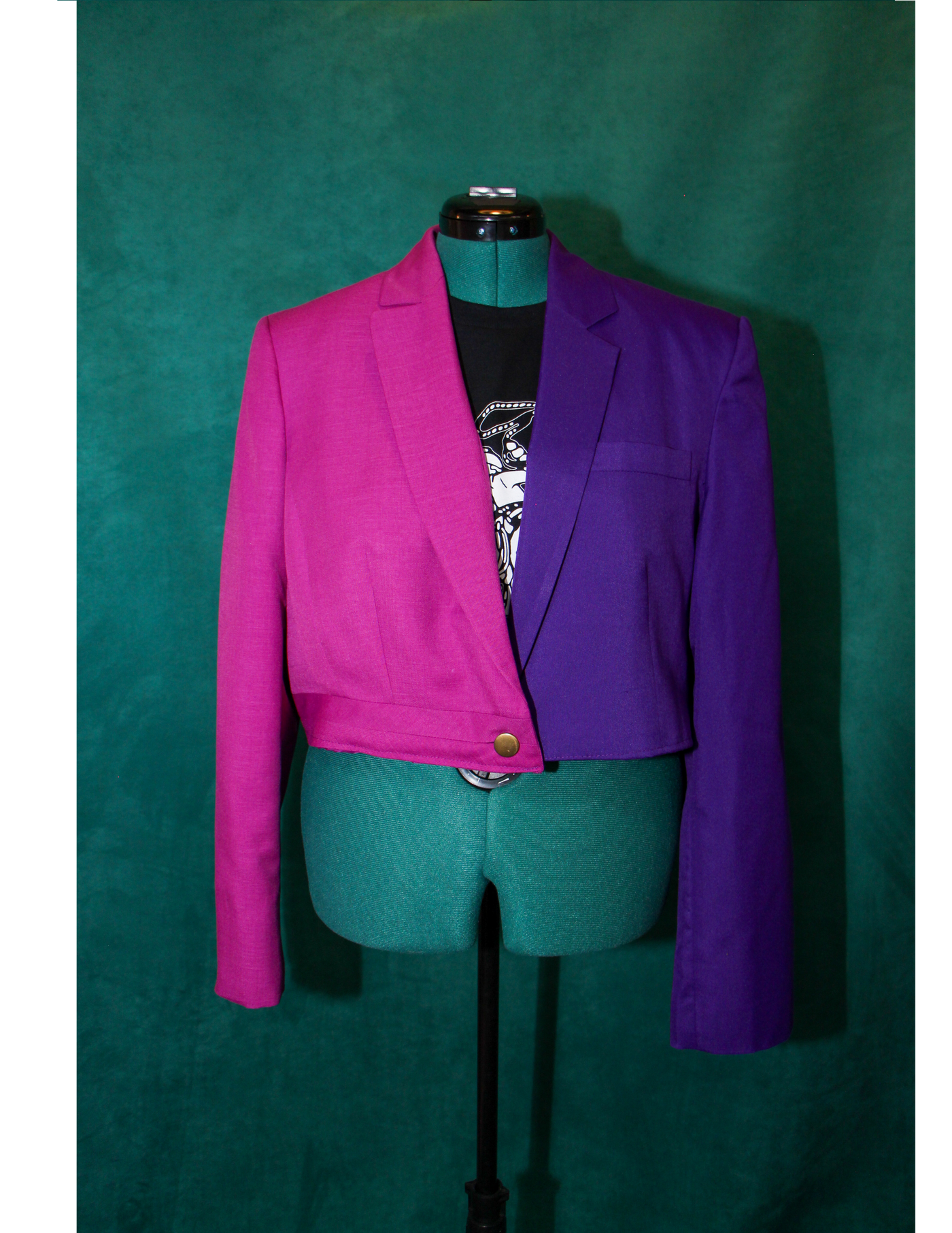 Two Tone Pink and Purple Blazer - Size L