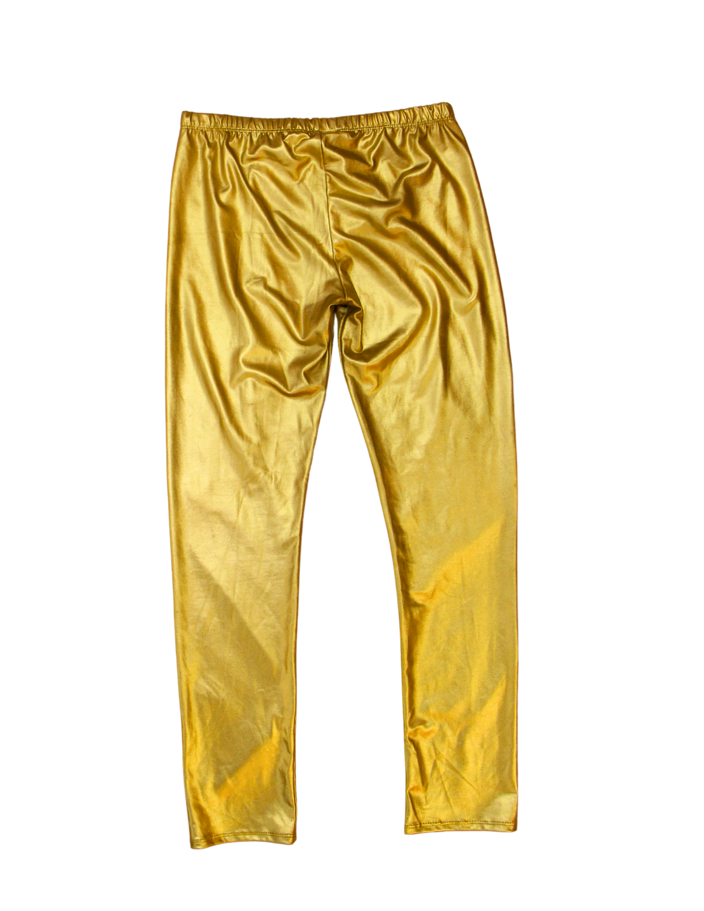 Gold Spandex Pants - Medium