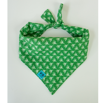 Spring Green Fern Dog Bandana