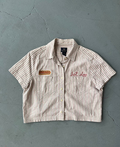 Hot Dog Chain Stitch Shirt L