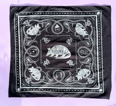 MISPRINTS Armadillo Cotton Bandana - Multiple Colors