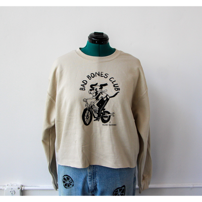 Slight Crop Sweatshirt - Bad Bones Club