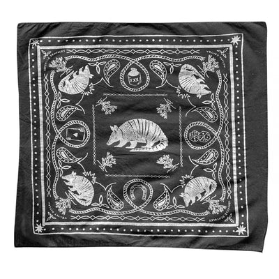 Armadillo Cotton Bandana - Multiple Colors