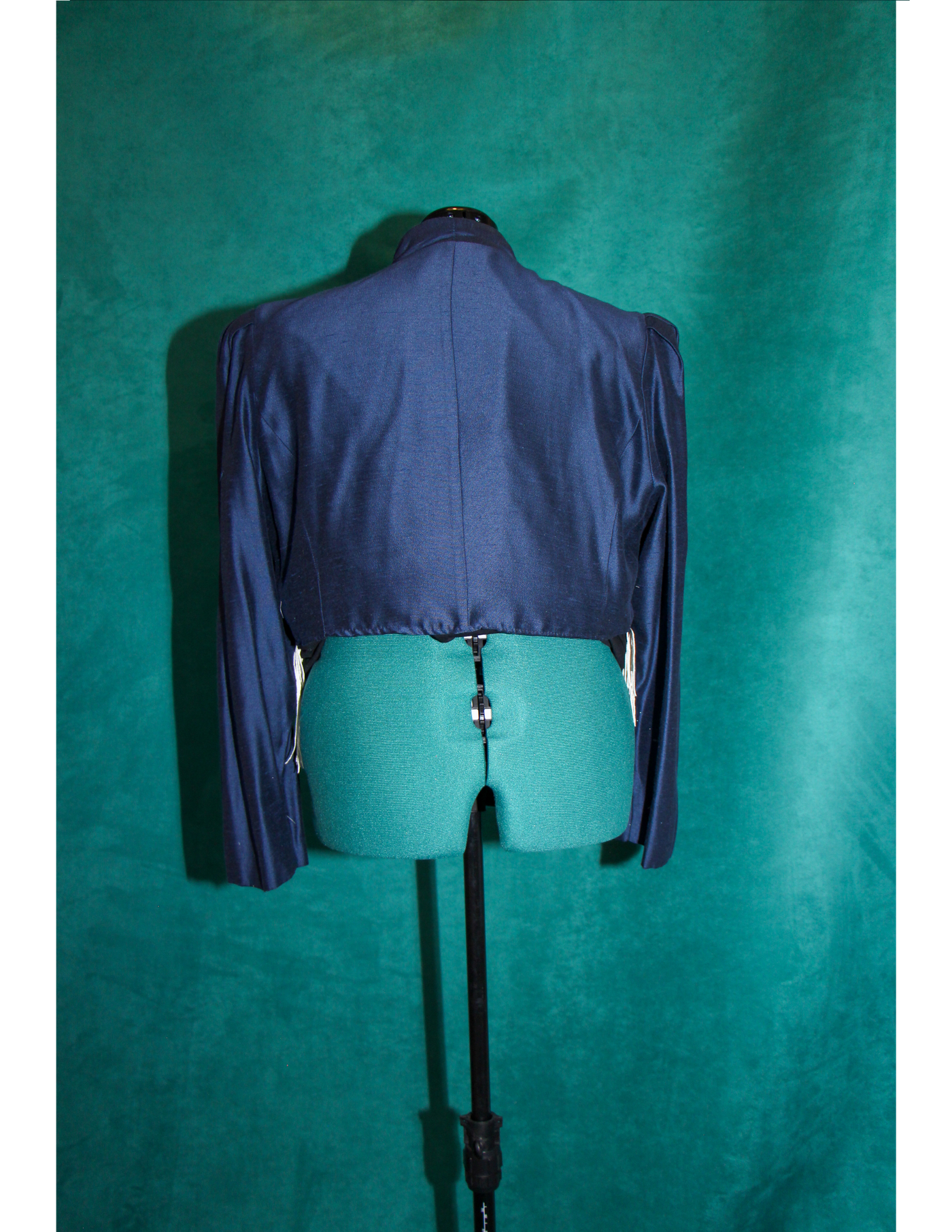 Western Fringe Blazer with Rhinestones and Matching Skirt - Size Large