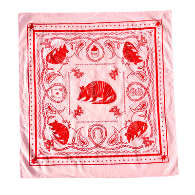 Armadillo Cotton Bandana - Multiple Colors