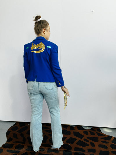 Blue Lizard Upcycled Blazer M