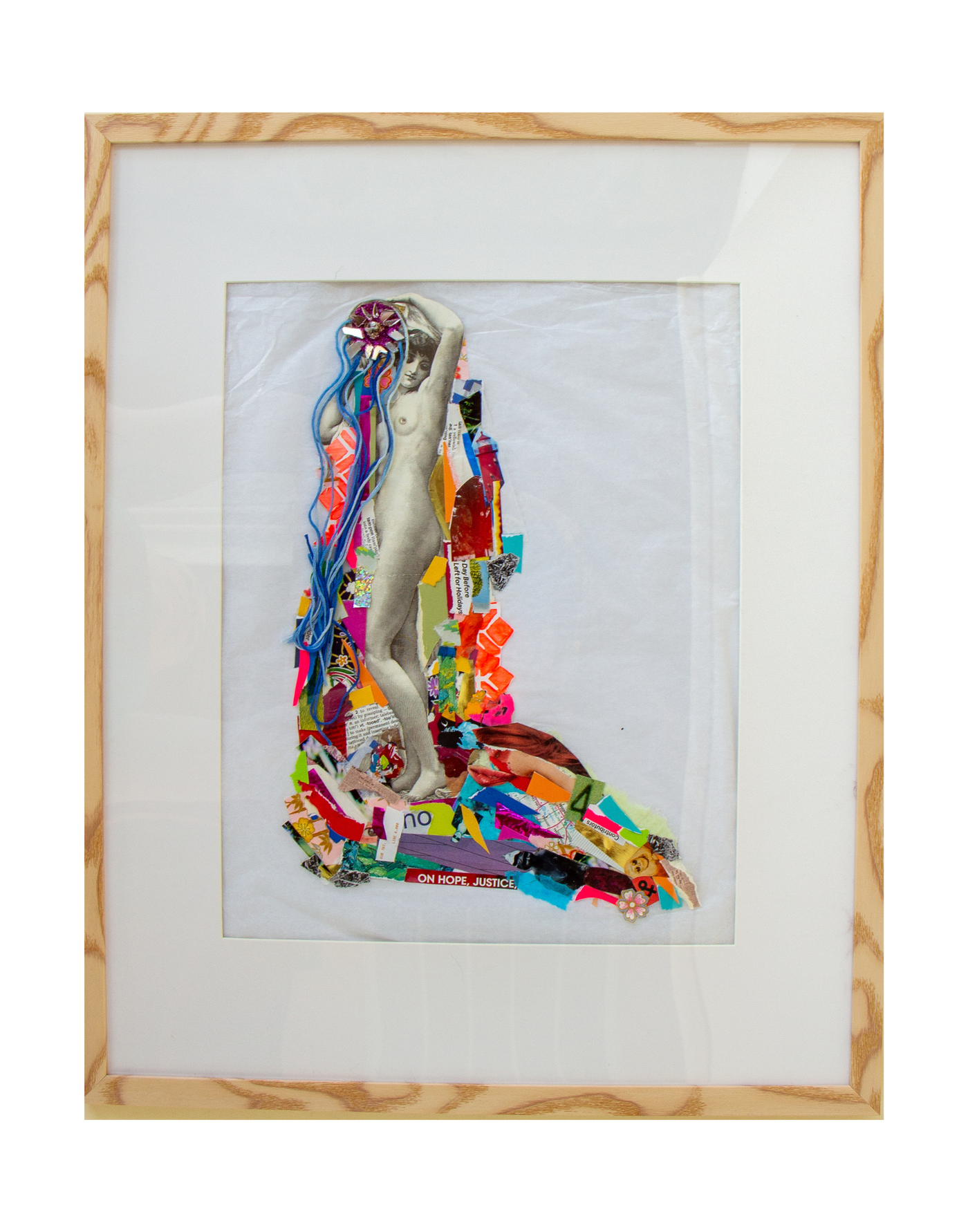 Fashion Collage Art Print - Pouring Water