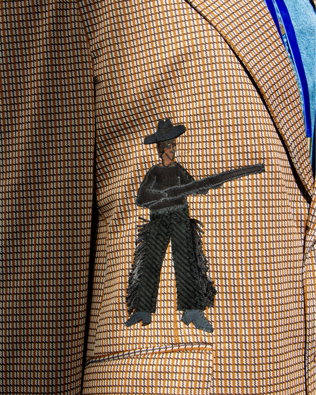 Upcycled Vintage Western Cowboy Blazer L