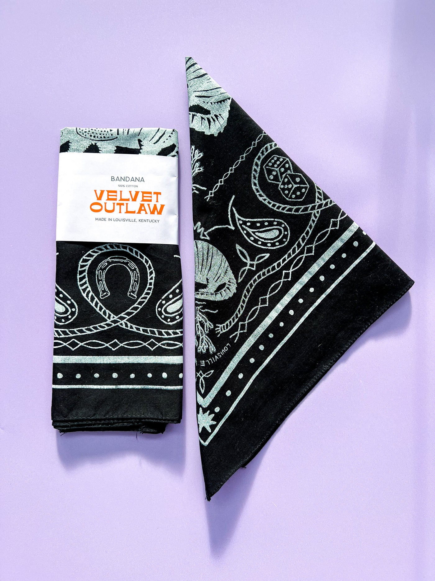 Armadillo Cotton Bandana - Multiple Colors