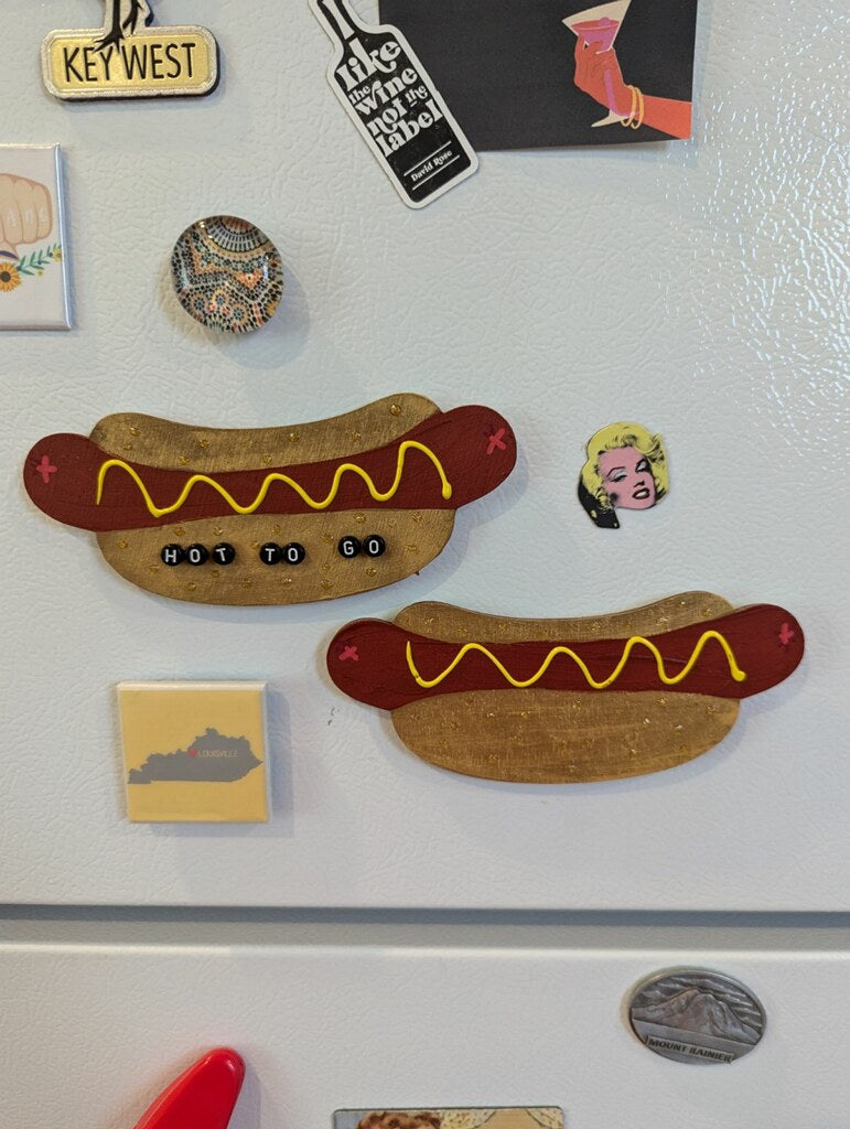 HOT-TO-GO Hot Dog Magnet