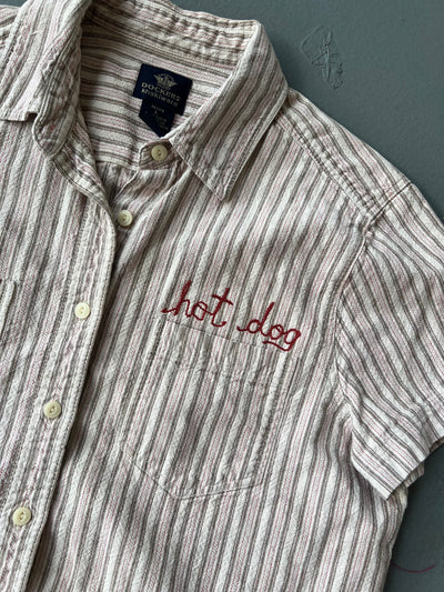 Hot Dog Chain Stitch Shirt L
