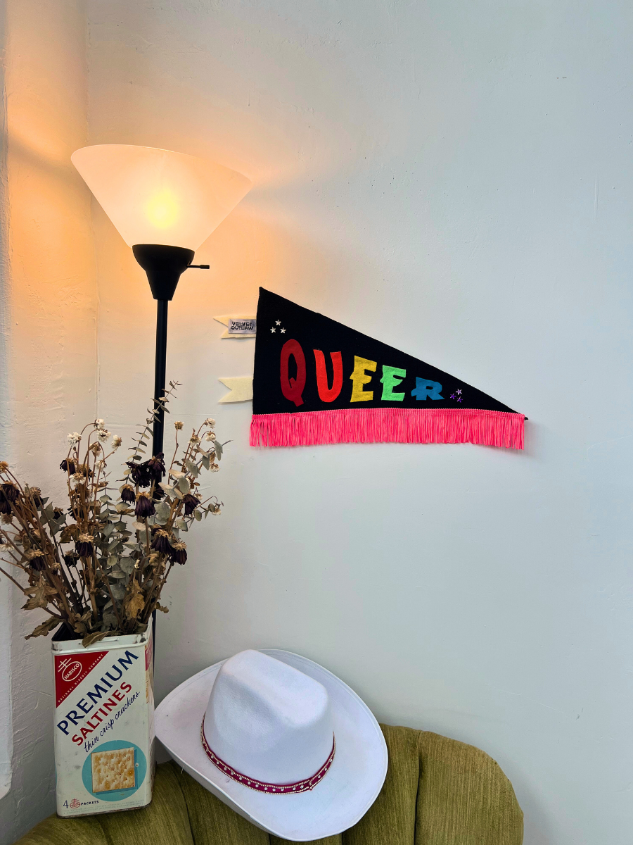 Queer Pennant Flag