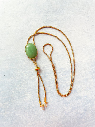 Gemstone Western Bolo Tie - MULTIPLE STONE COLORS