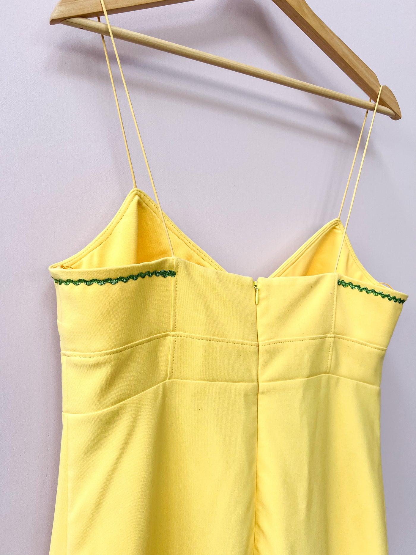 Butter Yellow Radish Midi Fringe Dress