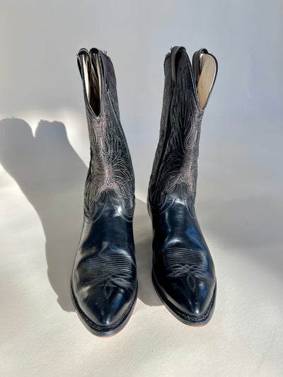 Laredo Black Cowboy Boot Men’s Size 11EE