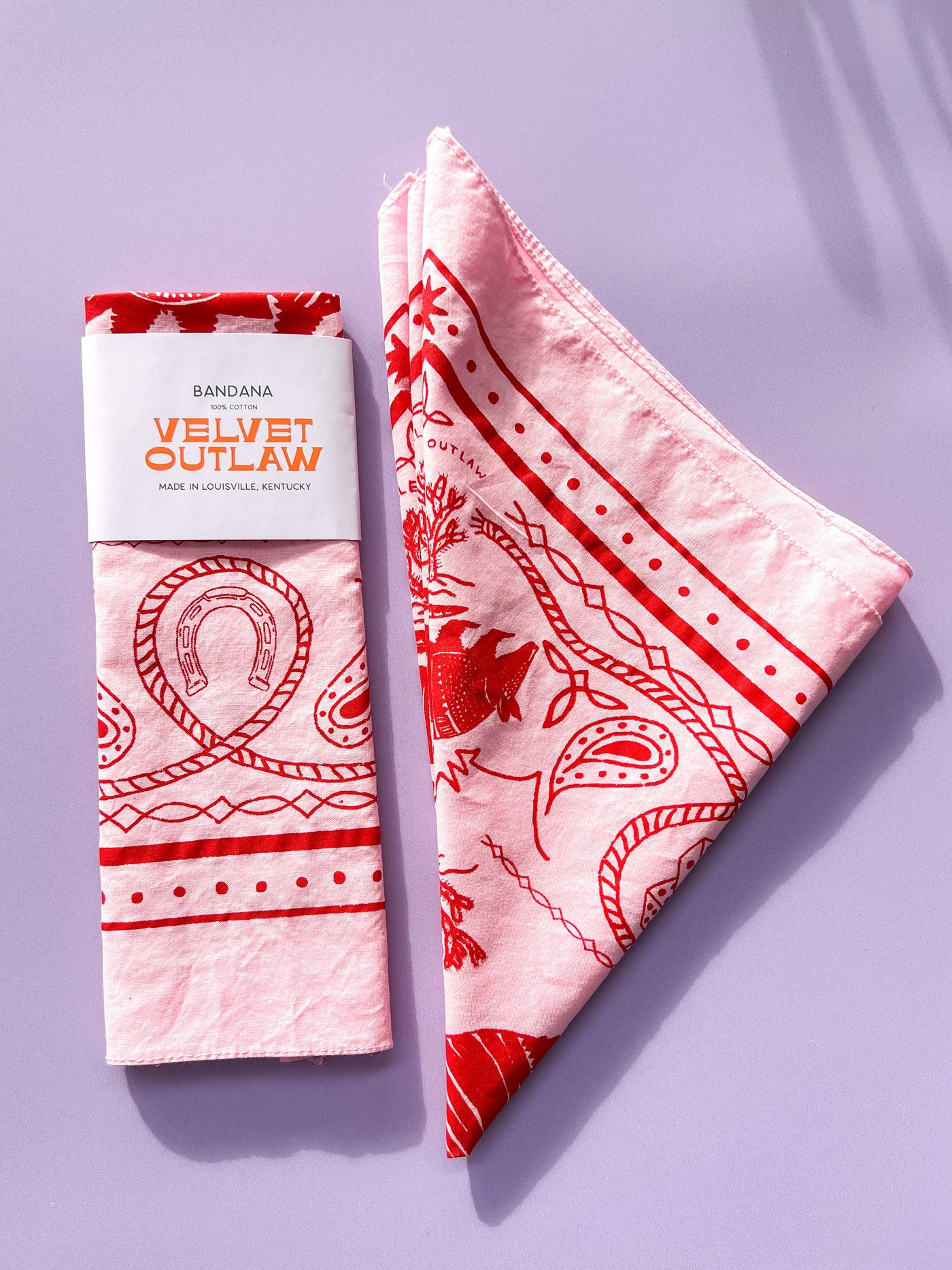 Armadillo Cotton Bandana - Multiple Colors