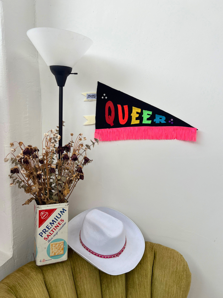 Queer Pennant Flag