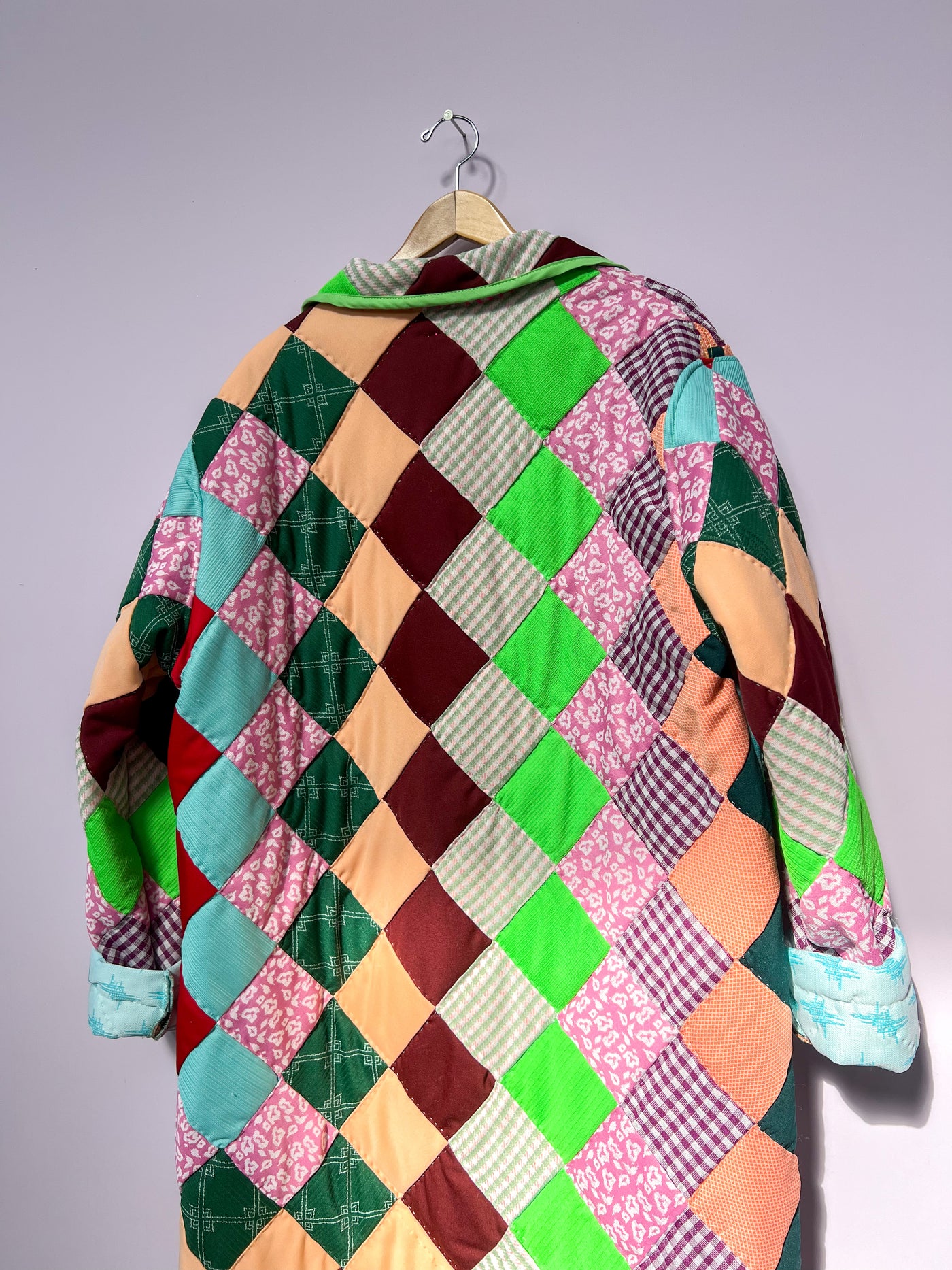 Long Maximalist Quilted Coat 2X