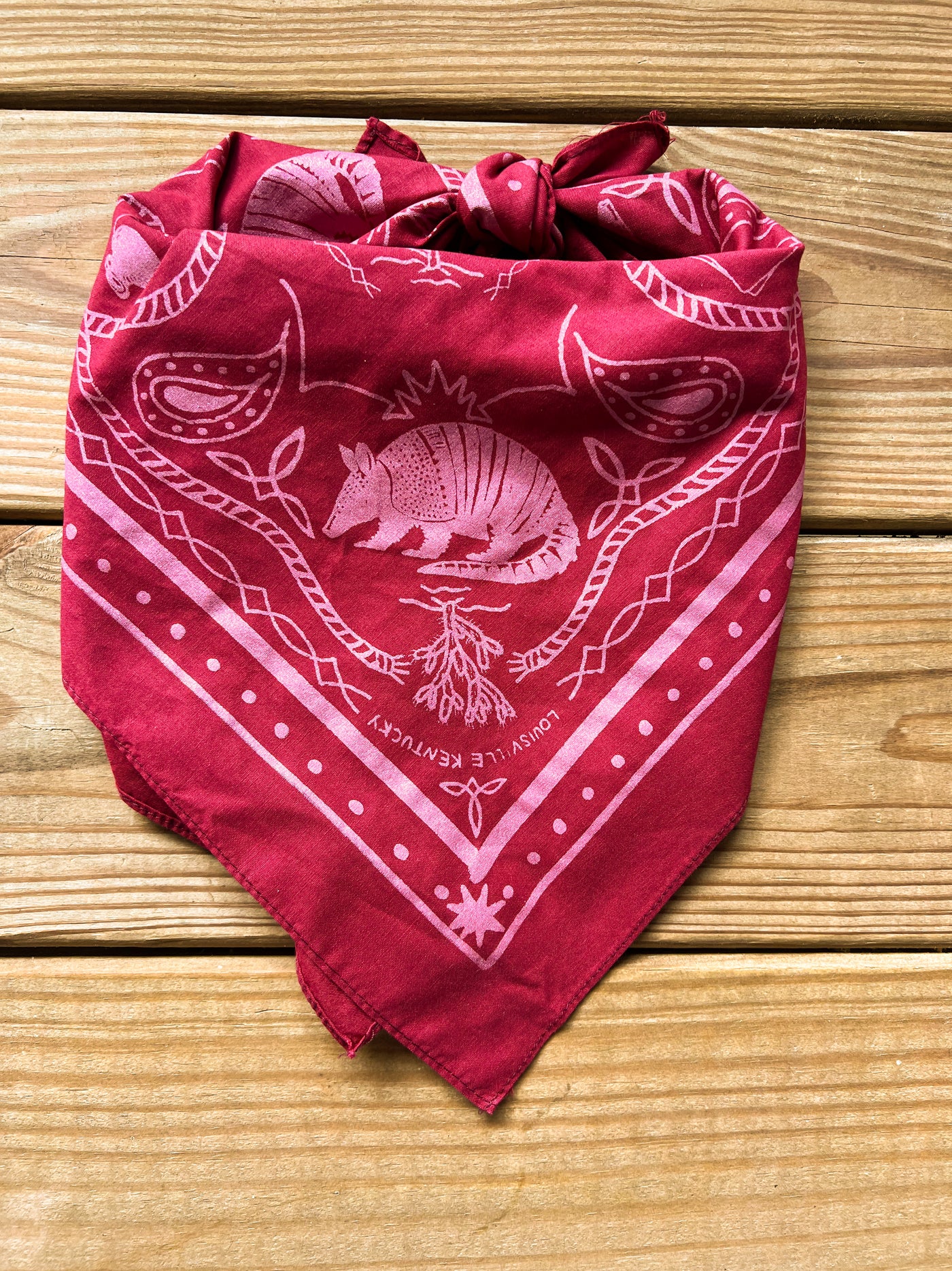 Armadillo Cotton Bandana - Multiple Colors