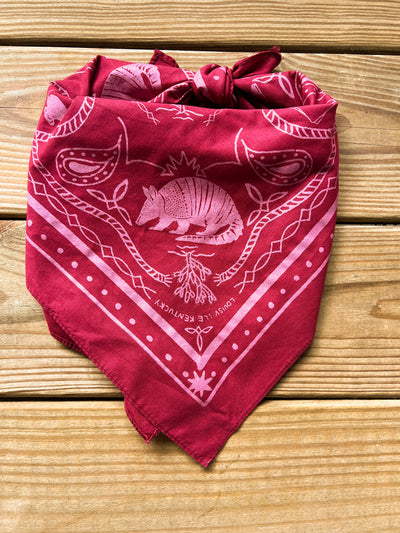 Armadillo Cotton Bandana - Multiple Colors