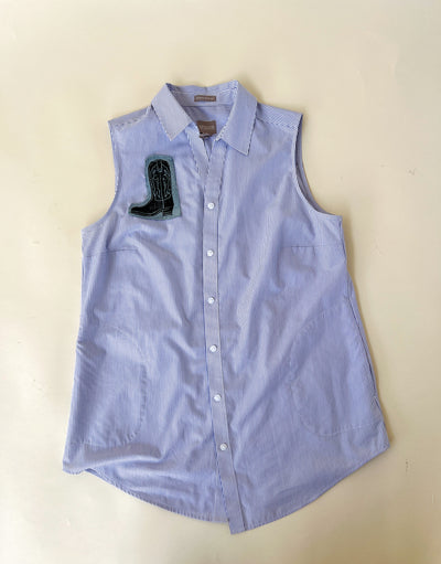 Cowgirl Boot Sleeveless Top