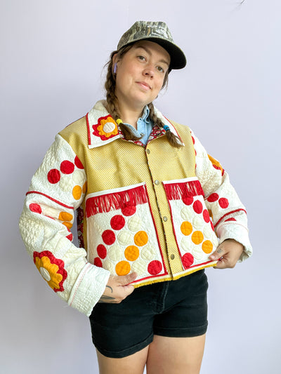 Quilted Cowboy Style Jacket