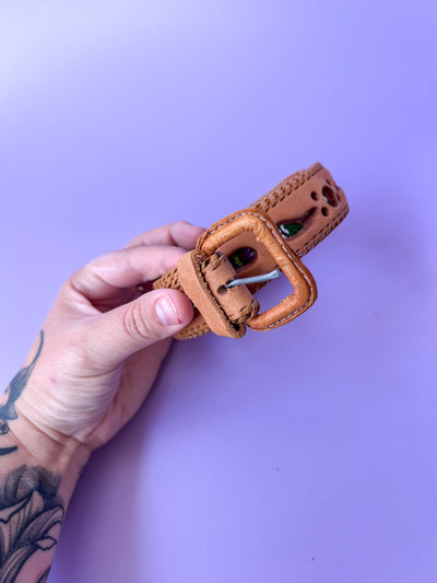 Southwestern Style Light Brown Belt